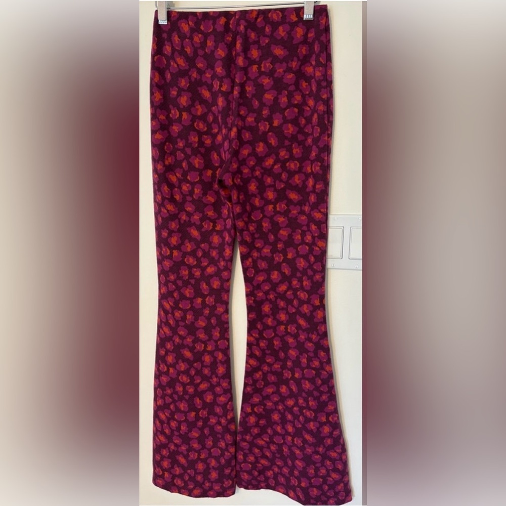 Anthropologie Purple and Orange Animal Print Trousers Size XS sku#83 - Picture 4 of 9